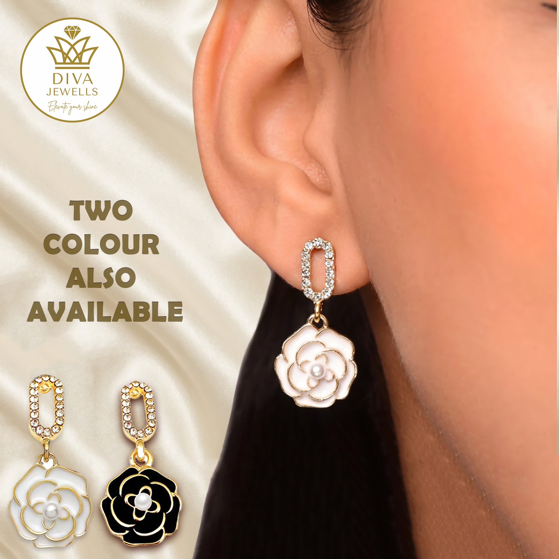 Crystal Petal Dangles-2 